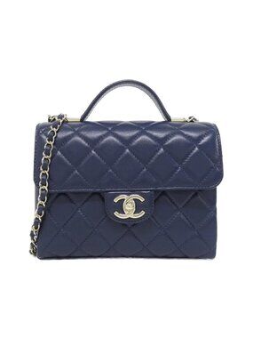 Chanel Bag Handbag Navy